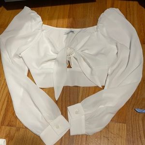 Fashion Nova blouse crop top